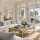 Bright Charleston coastal home living room cleaned and prepared for owners and guests arriving between visits.