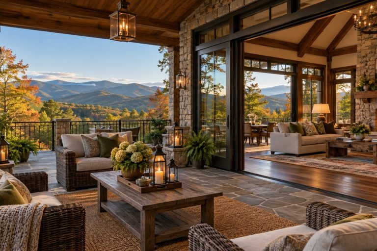 Highlands mountain home prepared and ready for second-home owners arriving for a seasonal visit.