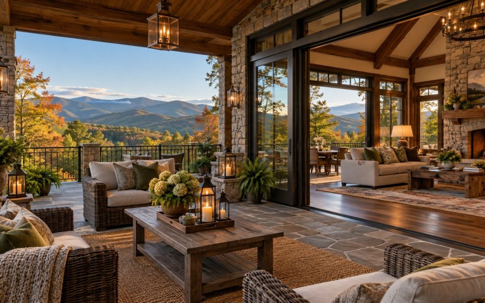 Highlands mountain home prepared and ready for second-home owners arriving for a seasonal visit.